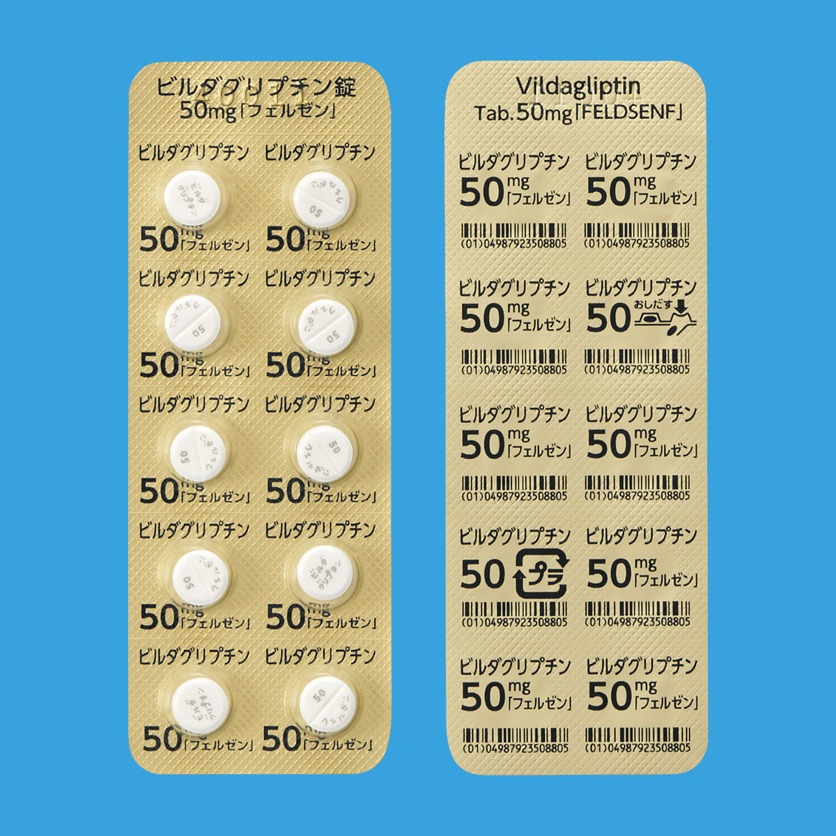 ビルダグリプチン錠50mg「フェルゼン」